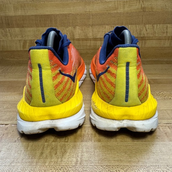 Hoka Mach 5 Mens Running Shoes Fiesta Radiant Yellow Orange 1127893 Size 9.5 D main image 7